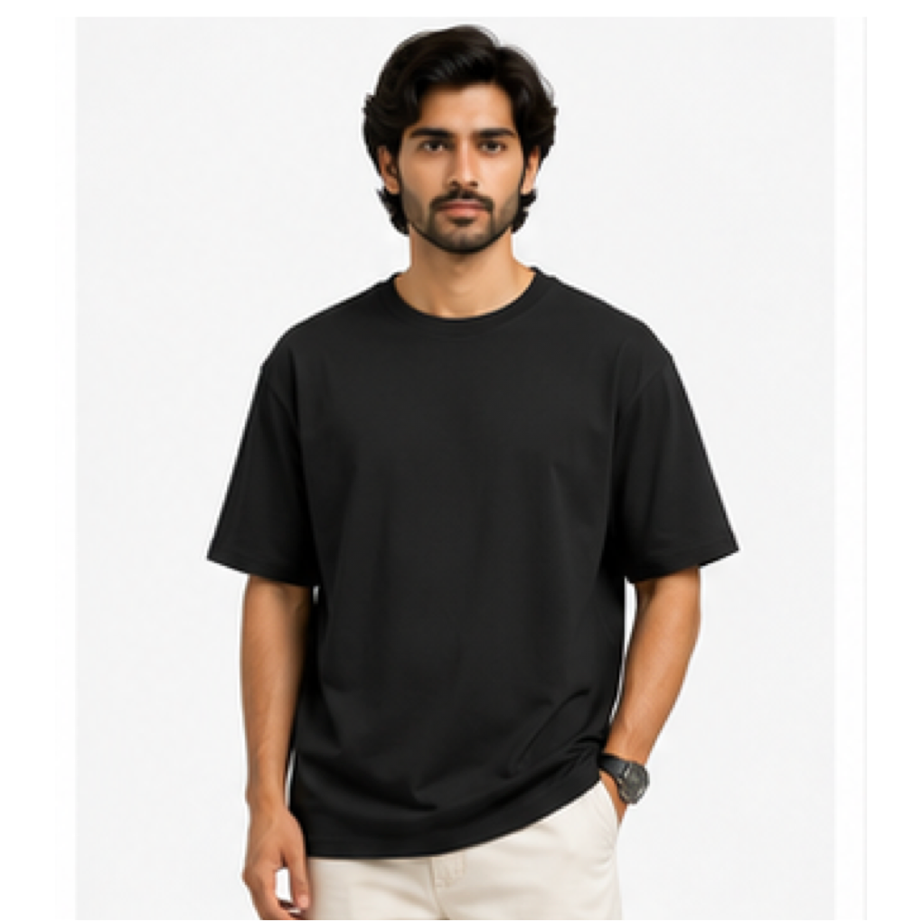 Black_Unisex Oversized T-Shirt