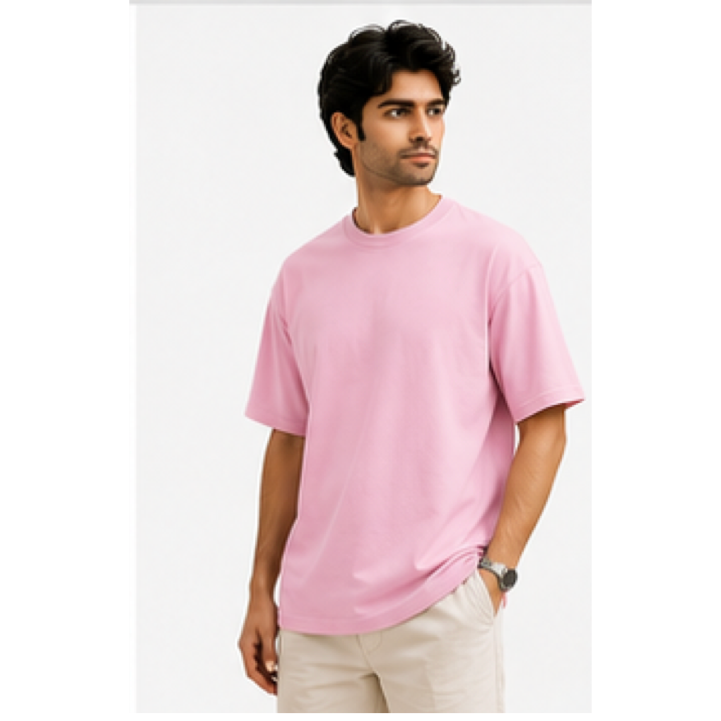 Pink_Unisex Oversized T-Shirt