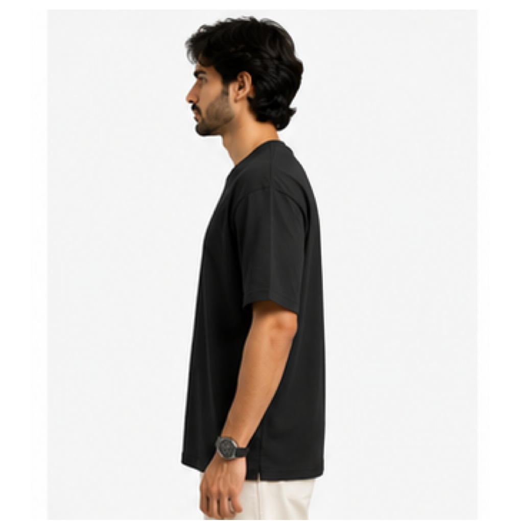 Black_Unisex Oversized T-Shirt