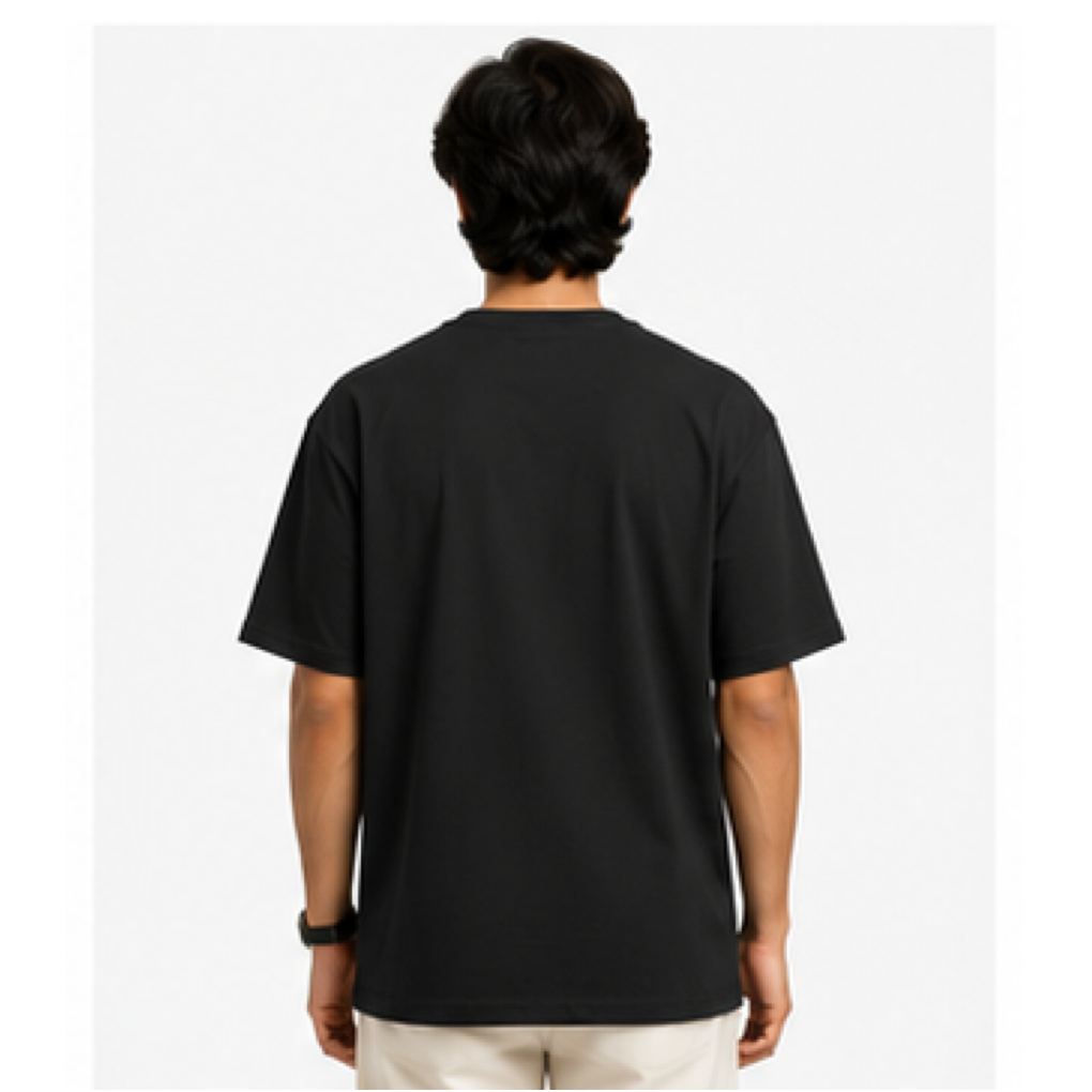 Black_Unisex Oversized T-Shirt
