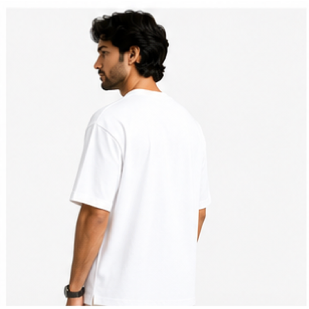 White_Unisex Oversized T-Shirt