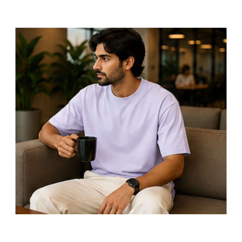 Lavender_Unisex Oversized T-Shirt