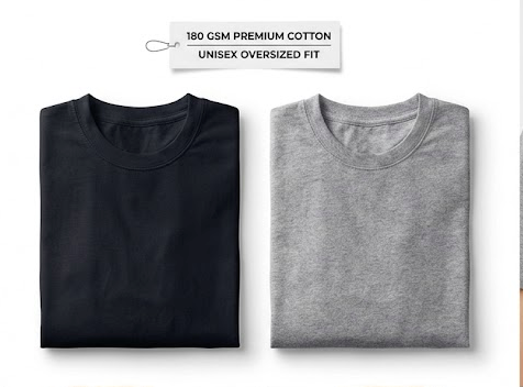 Black + Grey T Shirt Combo