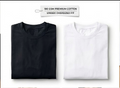 Black + White T Shirt Combo